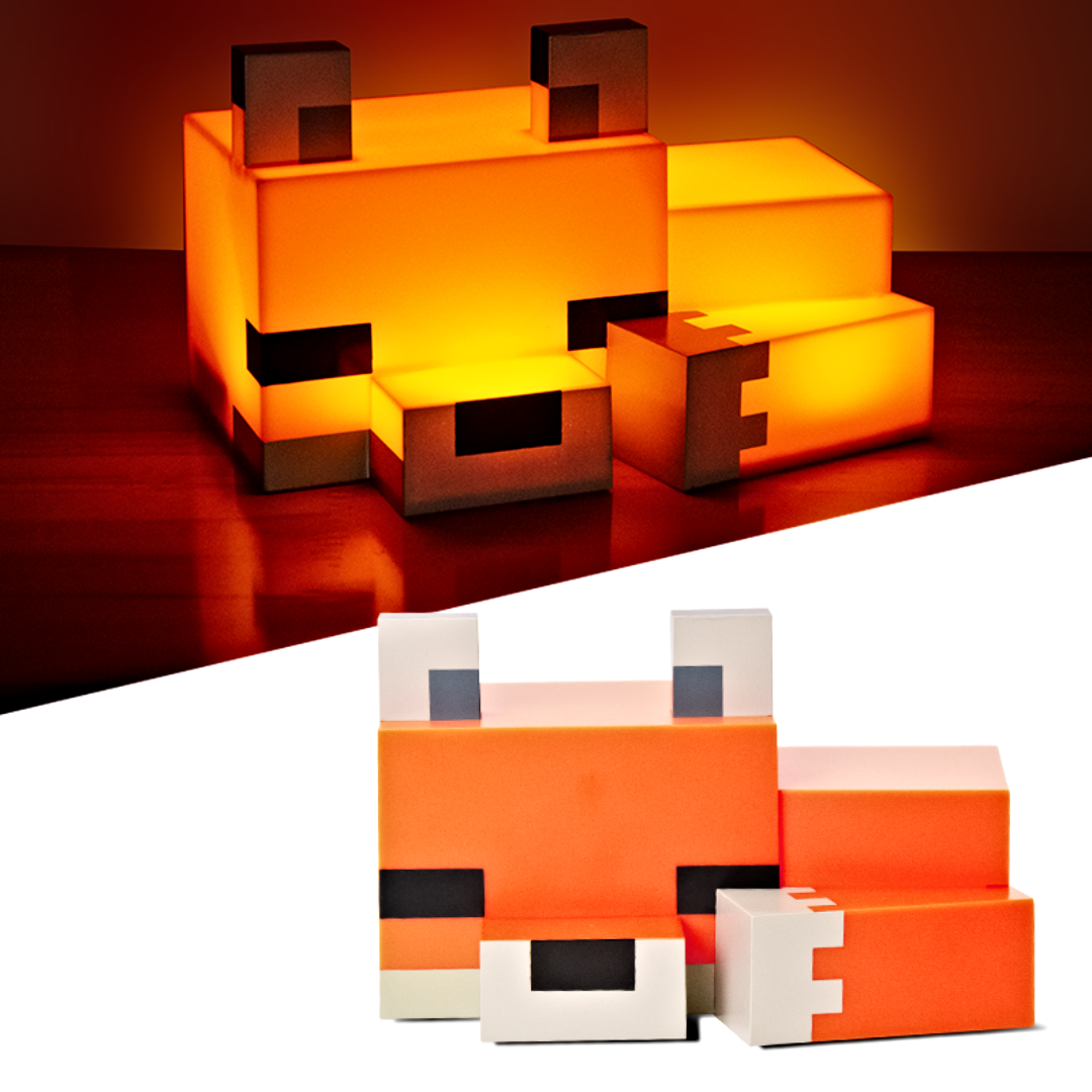 Pixel Fox Love Lamp