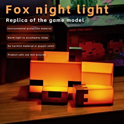 Pixel Fox Love Lamp